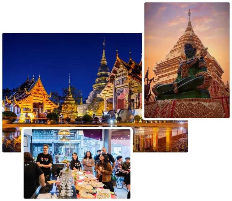 Image of different places in Chiangmai